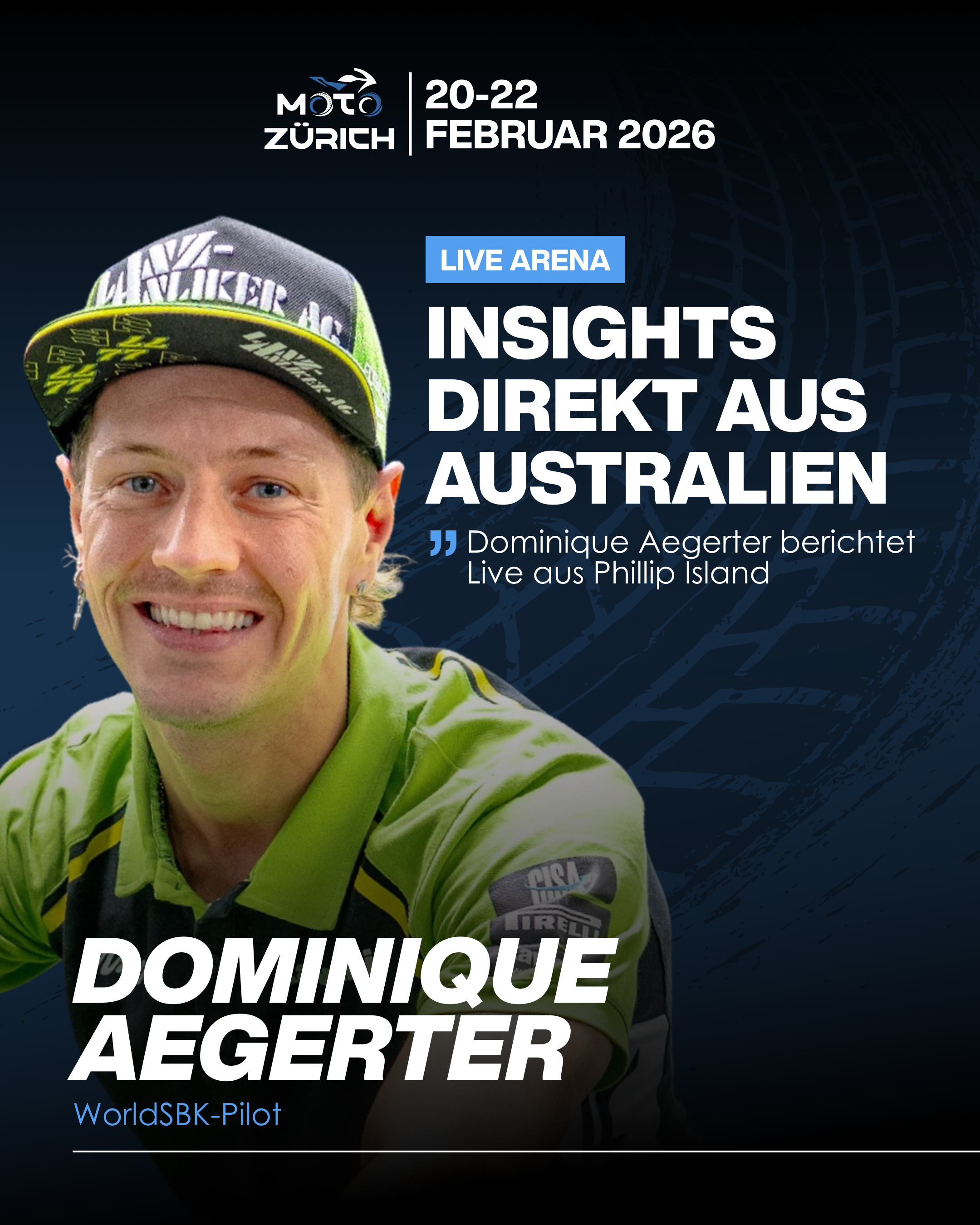 Live Arena_Dominique Aegerter_ INSIGHTS DIREKT AUS AUSTRALIEN